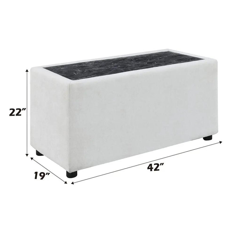 Marisa - Modular Console - Beige Boucle by Unique Piece Furniture