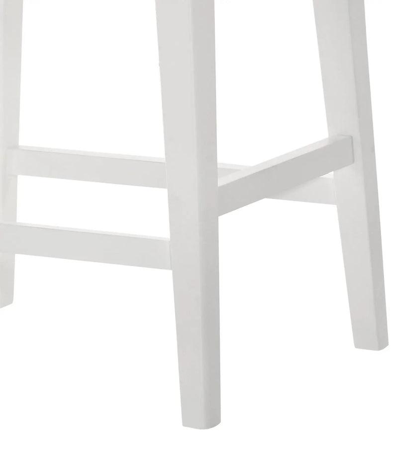 Sasha - 17" Counter Height Stool With Upholstered Seat by HouseOfZazla