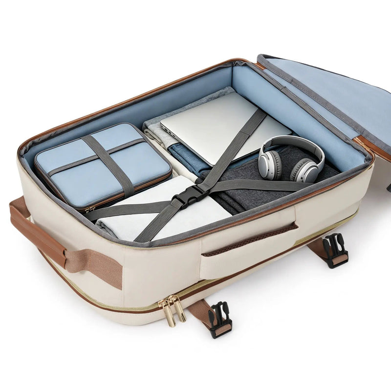 3-Piece Luggage Set - 20in Checked Suitcase with TSA Lock by HouseOfZazla