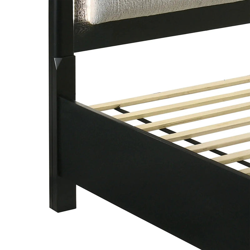 Opel - Storage Bed With LED Headboard by HouseOfZazla