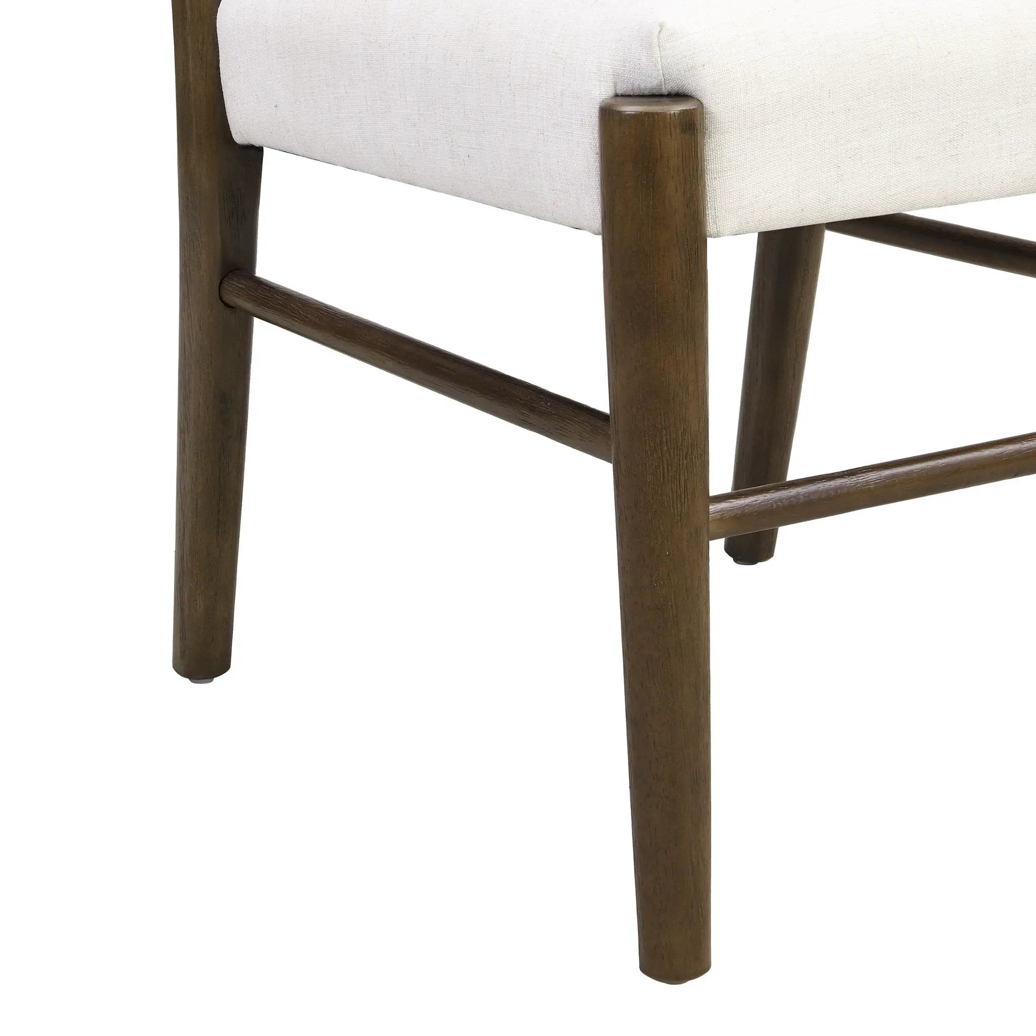 Farmhouse Style Dining Chair Set With Ladder Back Design by HouseOfZazla