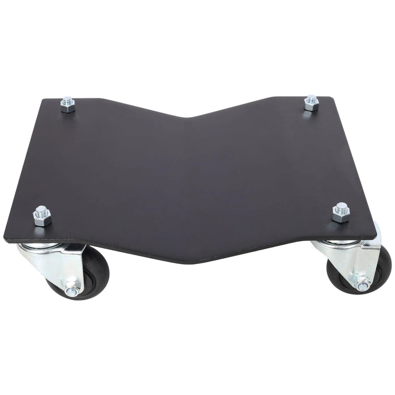 Heavy Duty Steel Vehicle Dollies with Brakes, 2500Lbs Capacity by HouseOfZazla