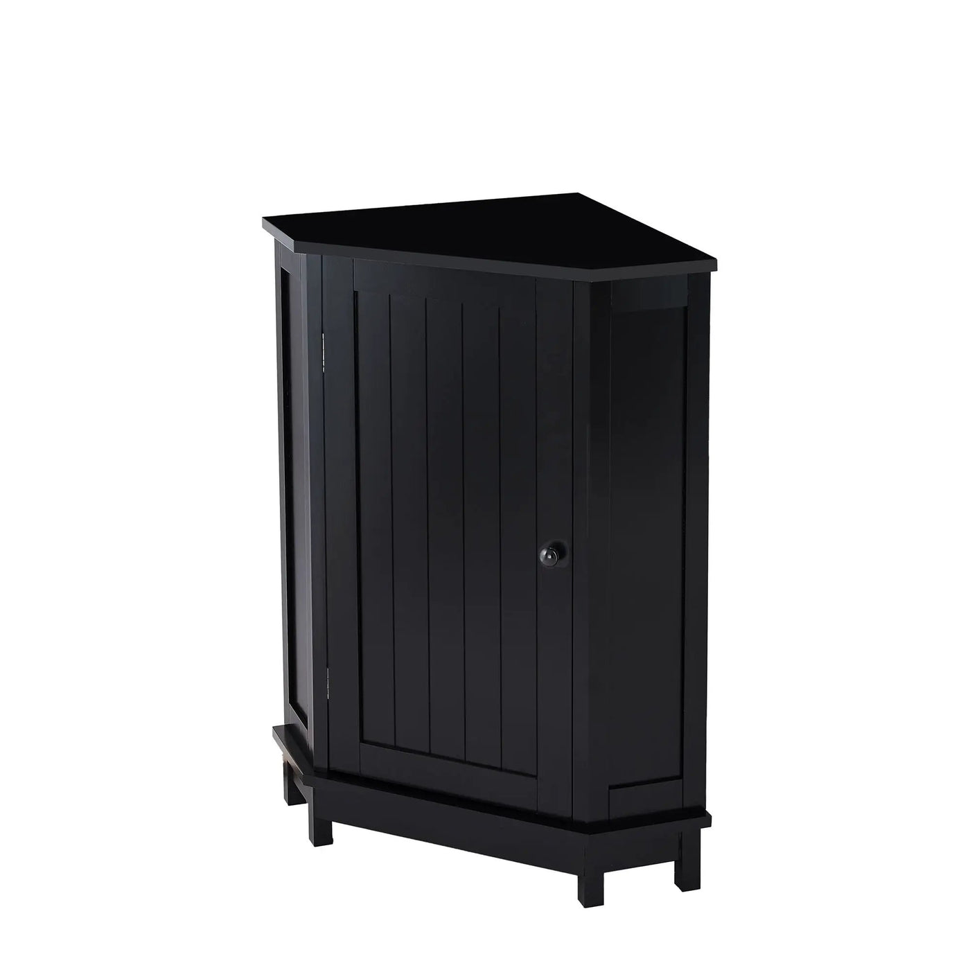 Bathroom Cabinet Triangle Corner Storage Cabinet With Adjustable Shelf Modern Style by HouseOfZazla