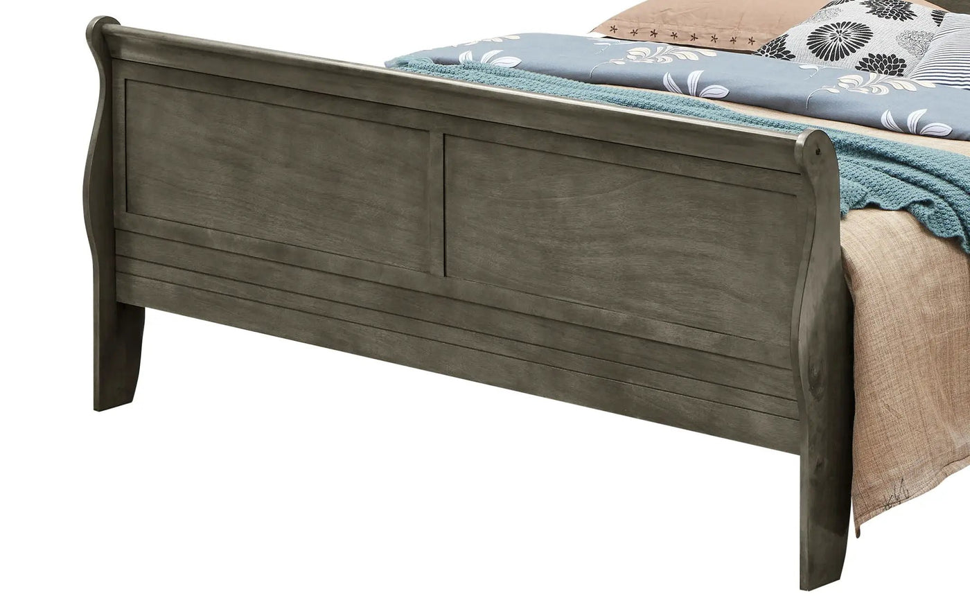 Panel Sleigh Bed by HouseOfZazla