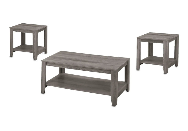 Table Set, Coffee, End, Side, Accent, Transitional (Set of 3) by HouseOfZazla