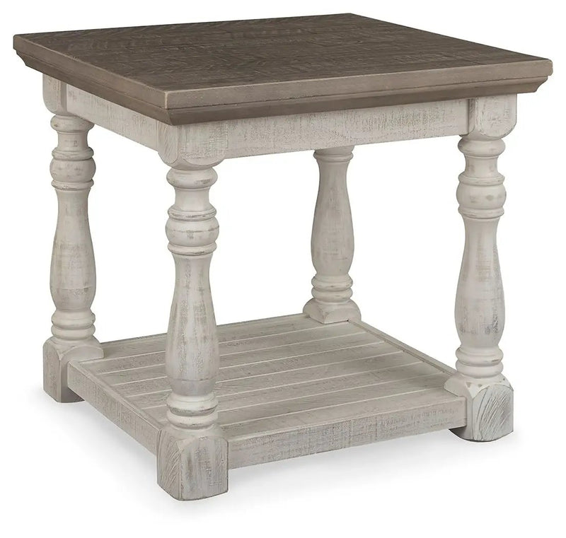 Havalance - Rectangular End Table - Gray / White by Unique Piece Furniture