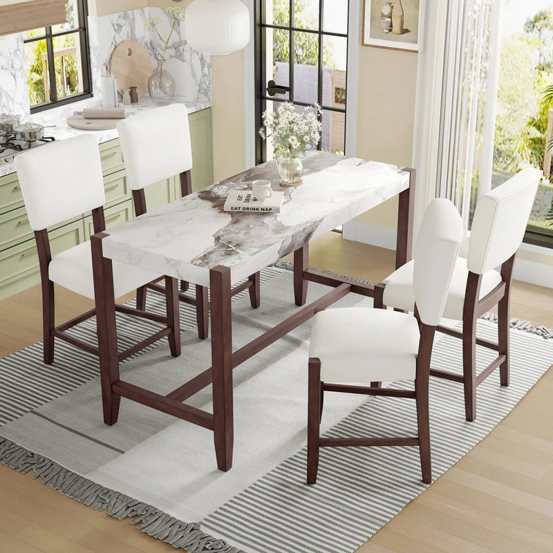 Counter Height Bar Table For Kitchen by HouseOfZazla