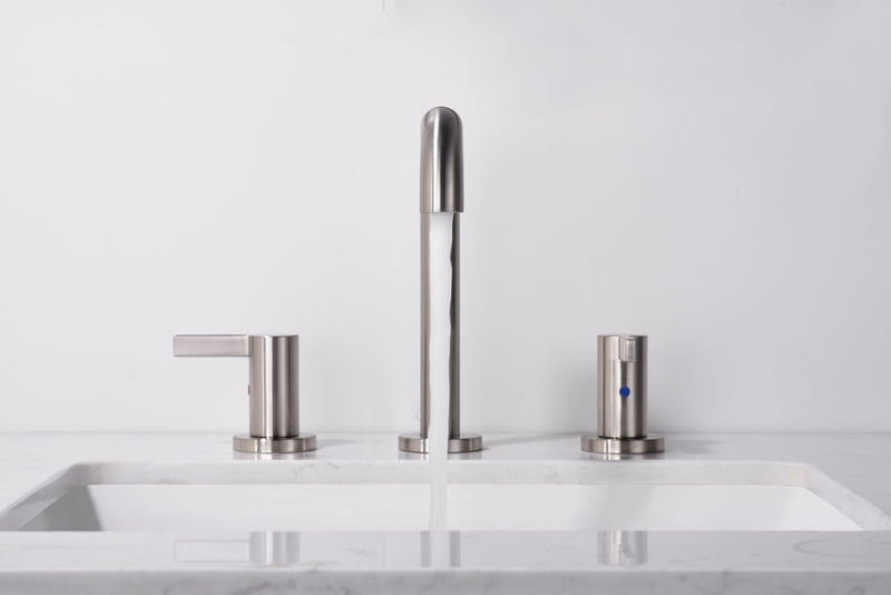 Bathroom Faucet For Bathroom Sink With Two Handles, Pop Up Drain And Supply Lines by HouseOfZazla