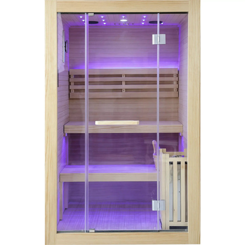 Double-Person 3000W Heating Furnace Sauna Room by HouseOfZazla