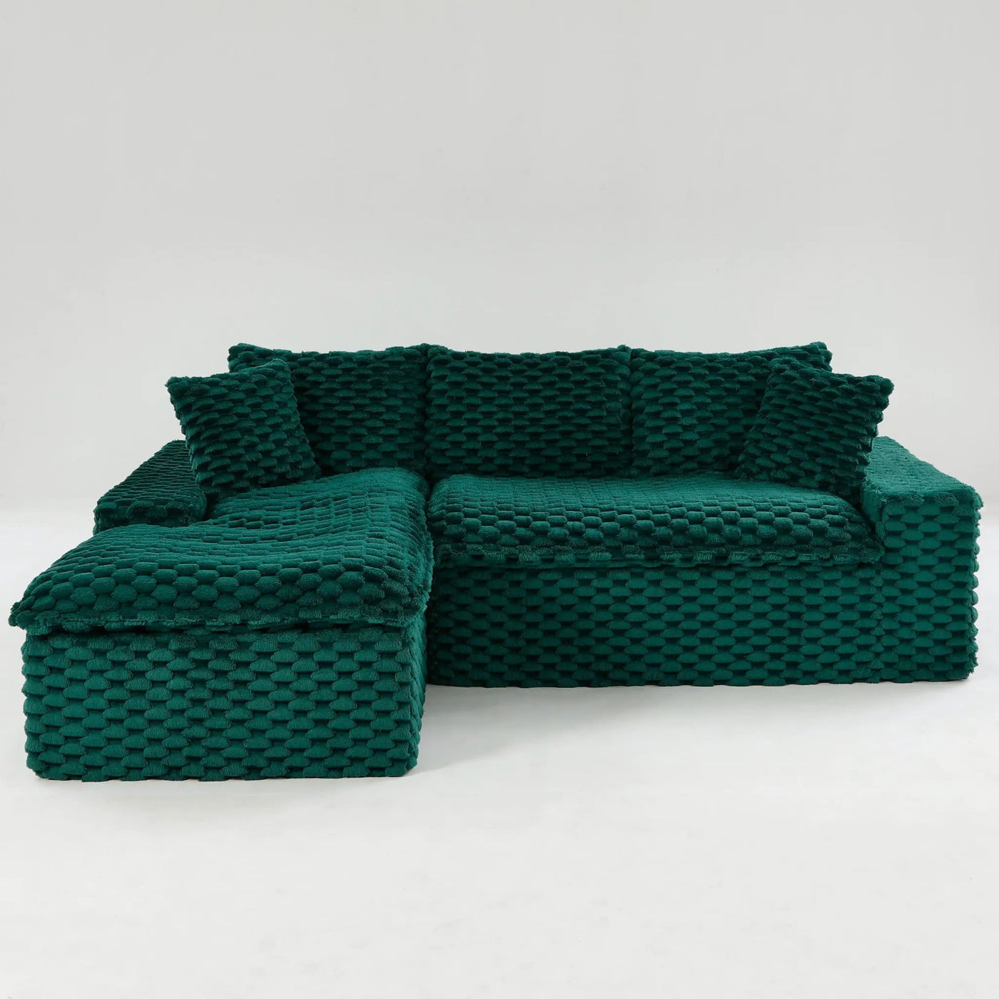 Modular Sofa, Convertible Twin Seat With Chaise Lounge by HouseOfZazla