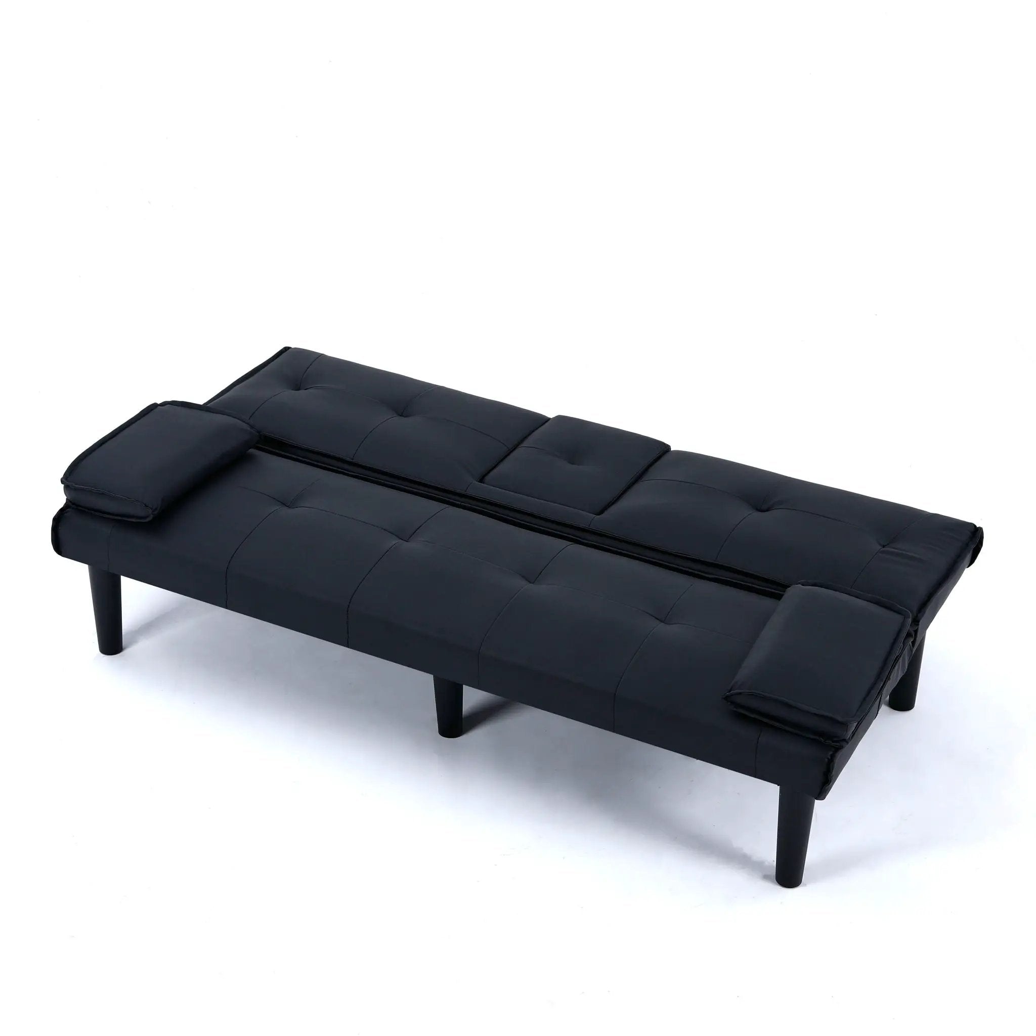 Sofa Bed With Foldable Design And Cup Holder by HouseOfZazla