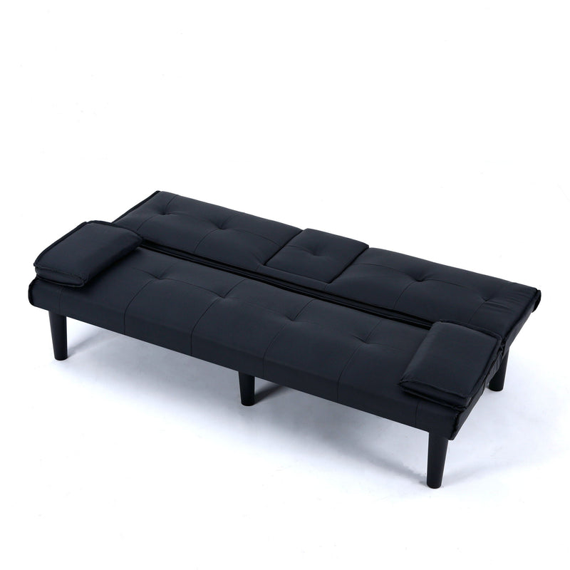 Sofa Bed With Foldable Design And Cup Holder by HouseOfZazla