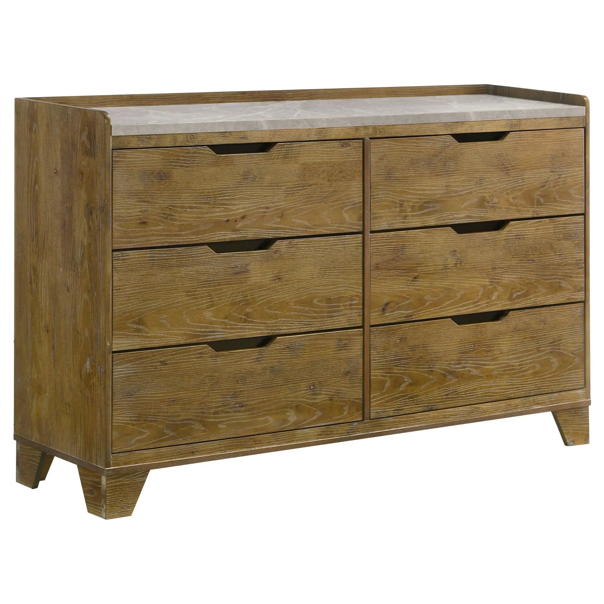 Henderson 5-piece Queen Bedroom Set Medium Oak by Unique Piece Furniture