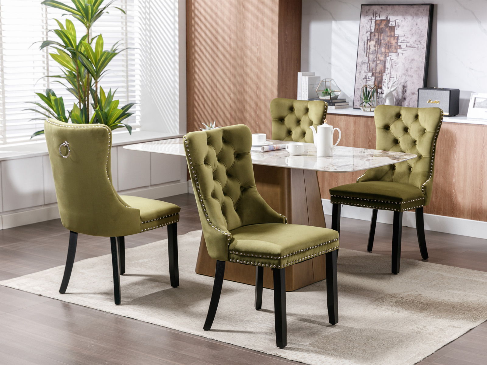 Nikki - High-End Tufted Dining Chair (Set of 2) by HouseOfZazla