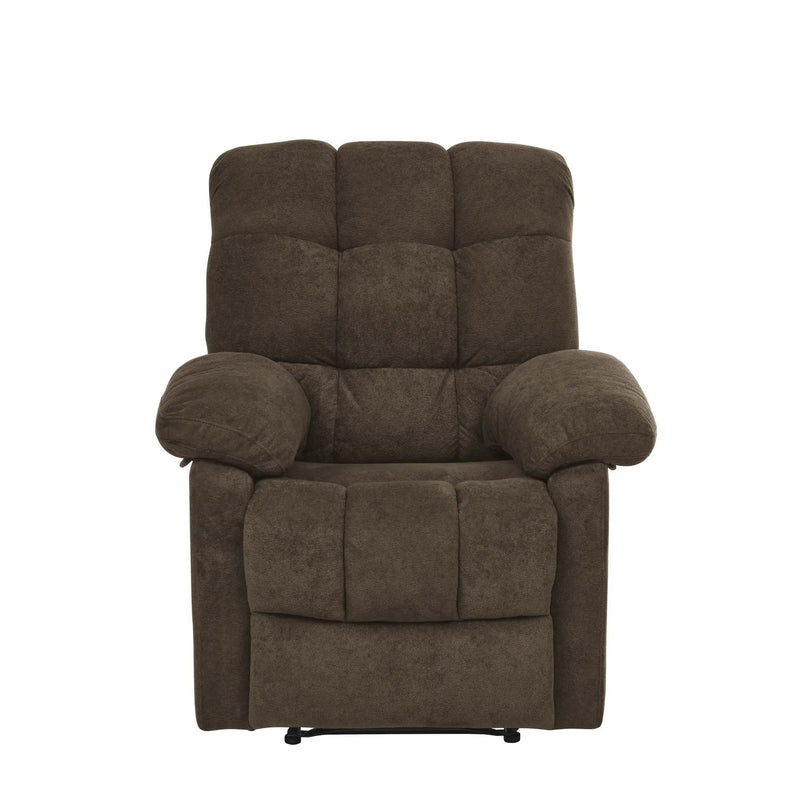 Devonaire - Manual Recliner With Padded Arms - Dark Brown by Unique Piece Furniture