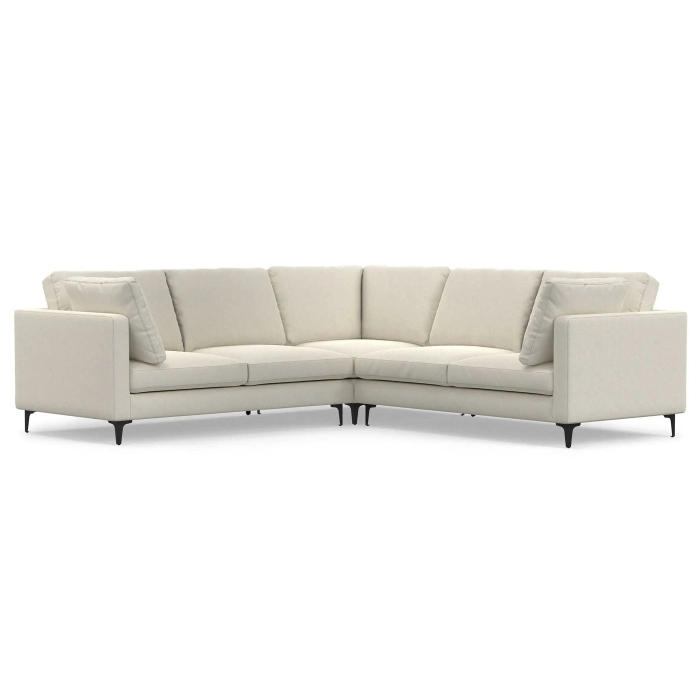Ava - Mid Century Corner Sectional Sofa Handcrafted by HouseOfZazla