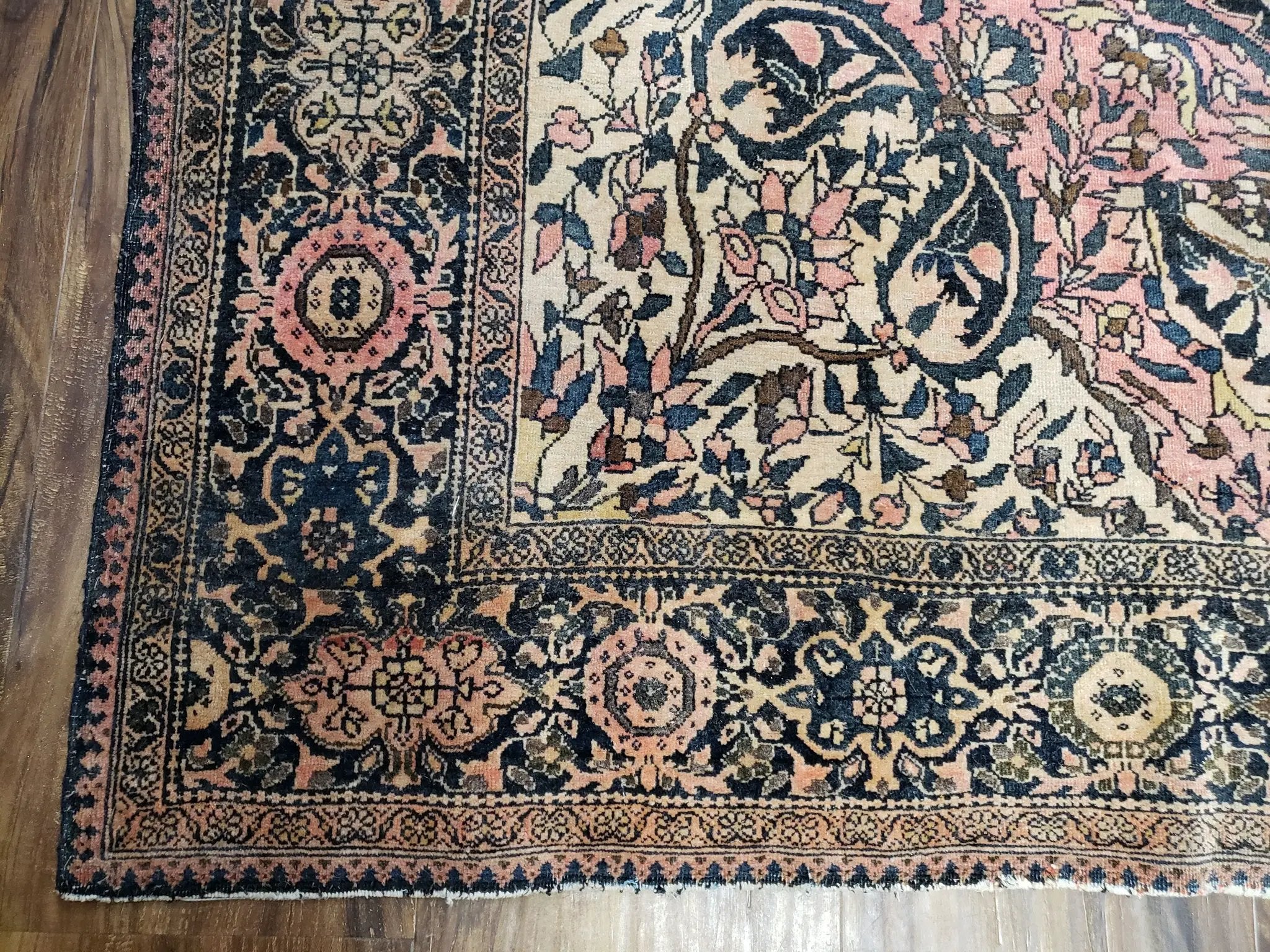 Antique Persian Farahan Rug, 4'1" x 6' 5" by Jewel Rugs
