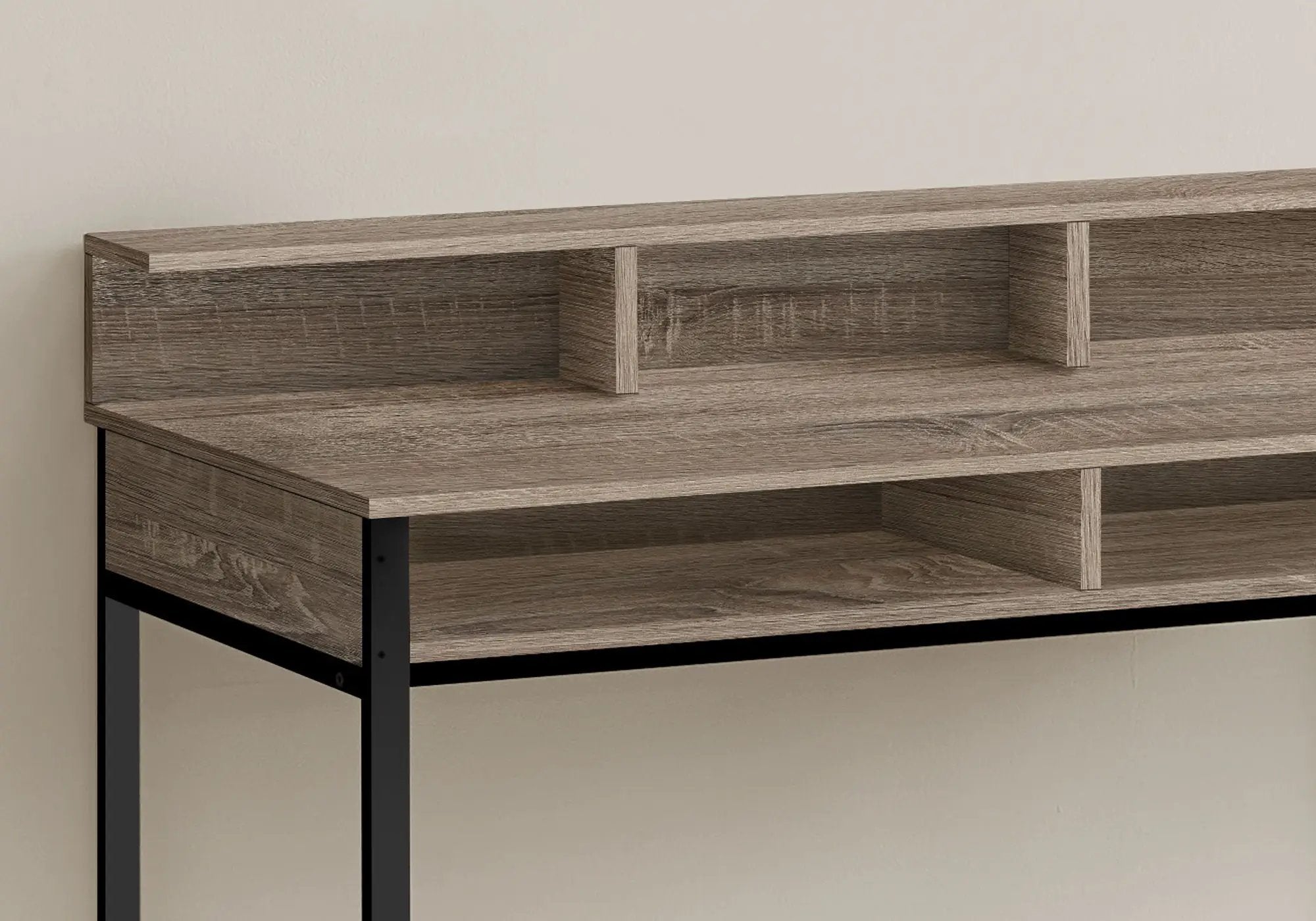 Computer Desk For Home Office, Standing, Storage Shelves, Laptop, Contemporary & Modern by Unique Piece Furniture