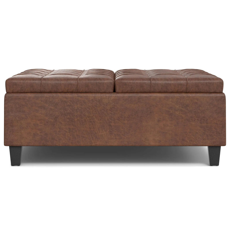 Harrison - Upholstered Coffee Table Storage Ottoman by HouseOfZazla