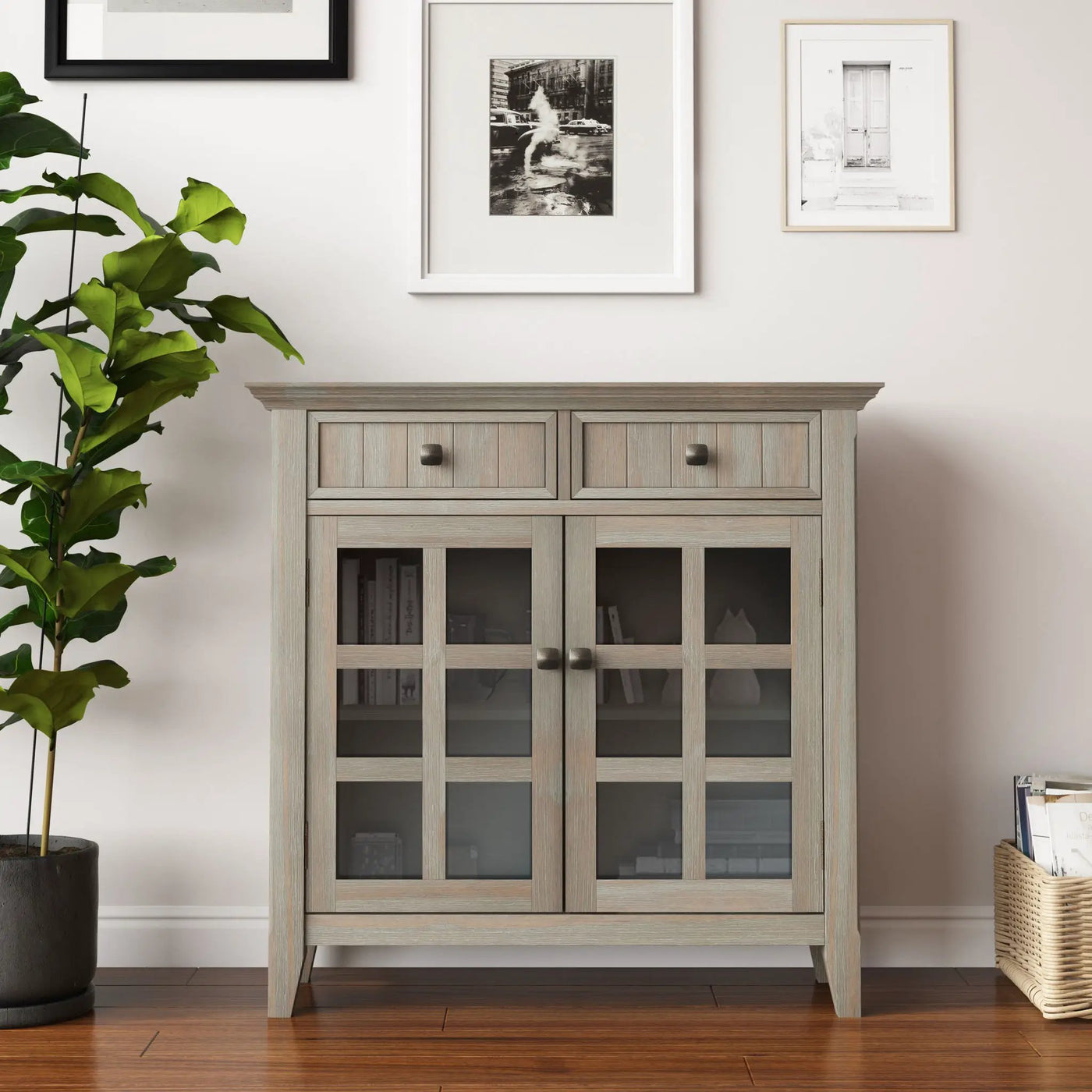 Acadian - Handcrafted Entryway Storage Cabinet by HouseOfZazla