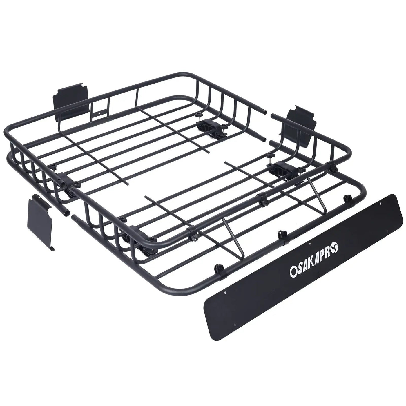 Motoring Rooftop Cargo Carrier Basket Steel Universal Fit Roof Rack by HouseOfZazla