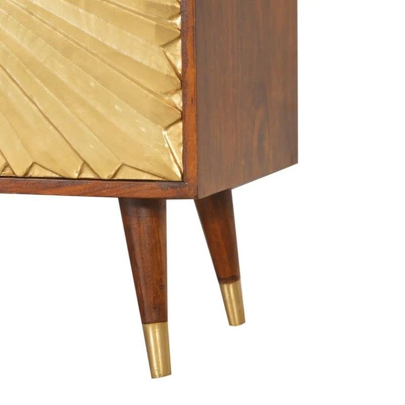 Manila - Cabinet - Gold / Brown by HouseOfZazla