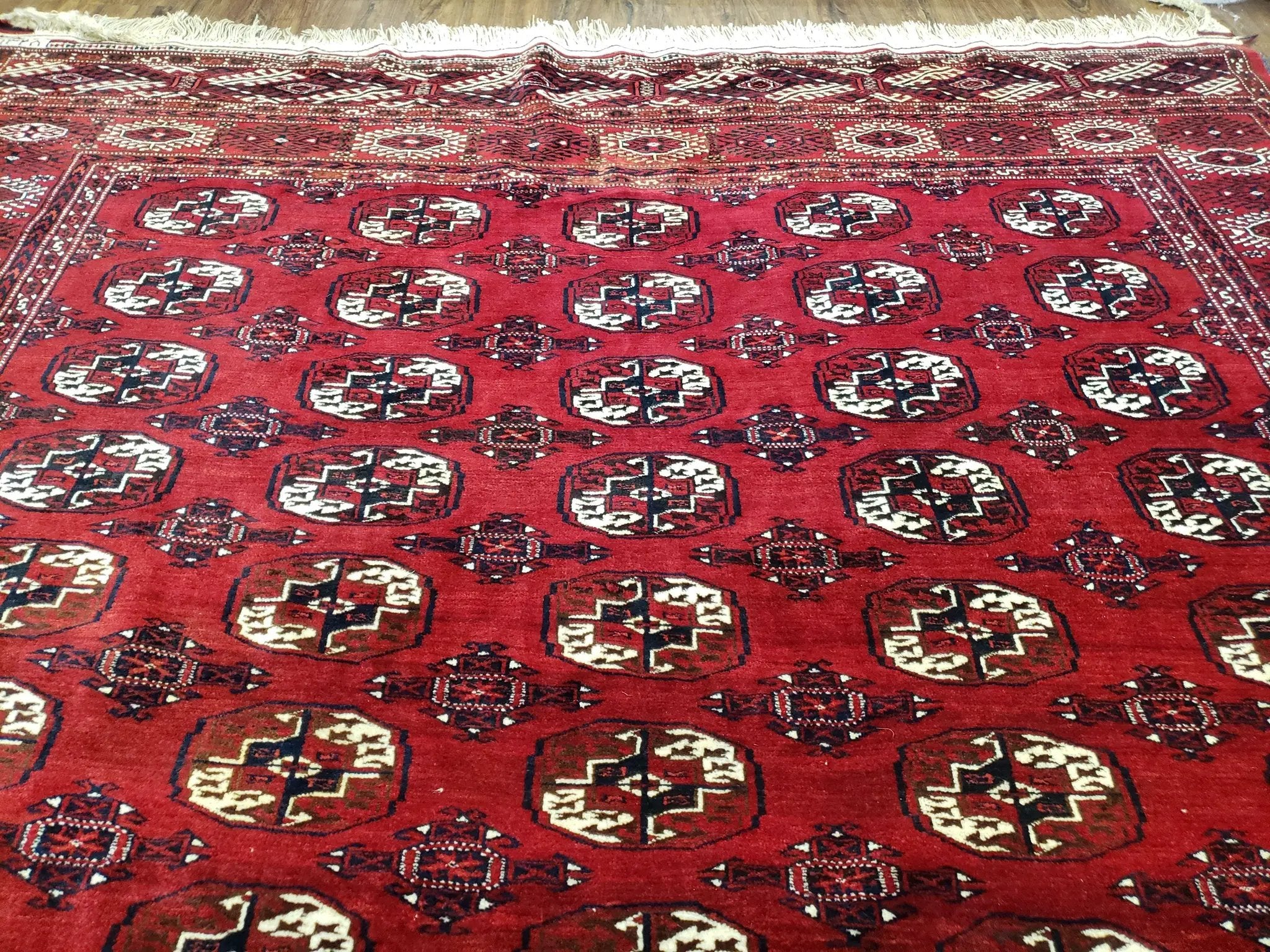 Persian Turkoman Rug 8 x 12.5 by Jewel Rugs
