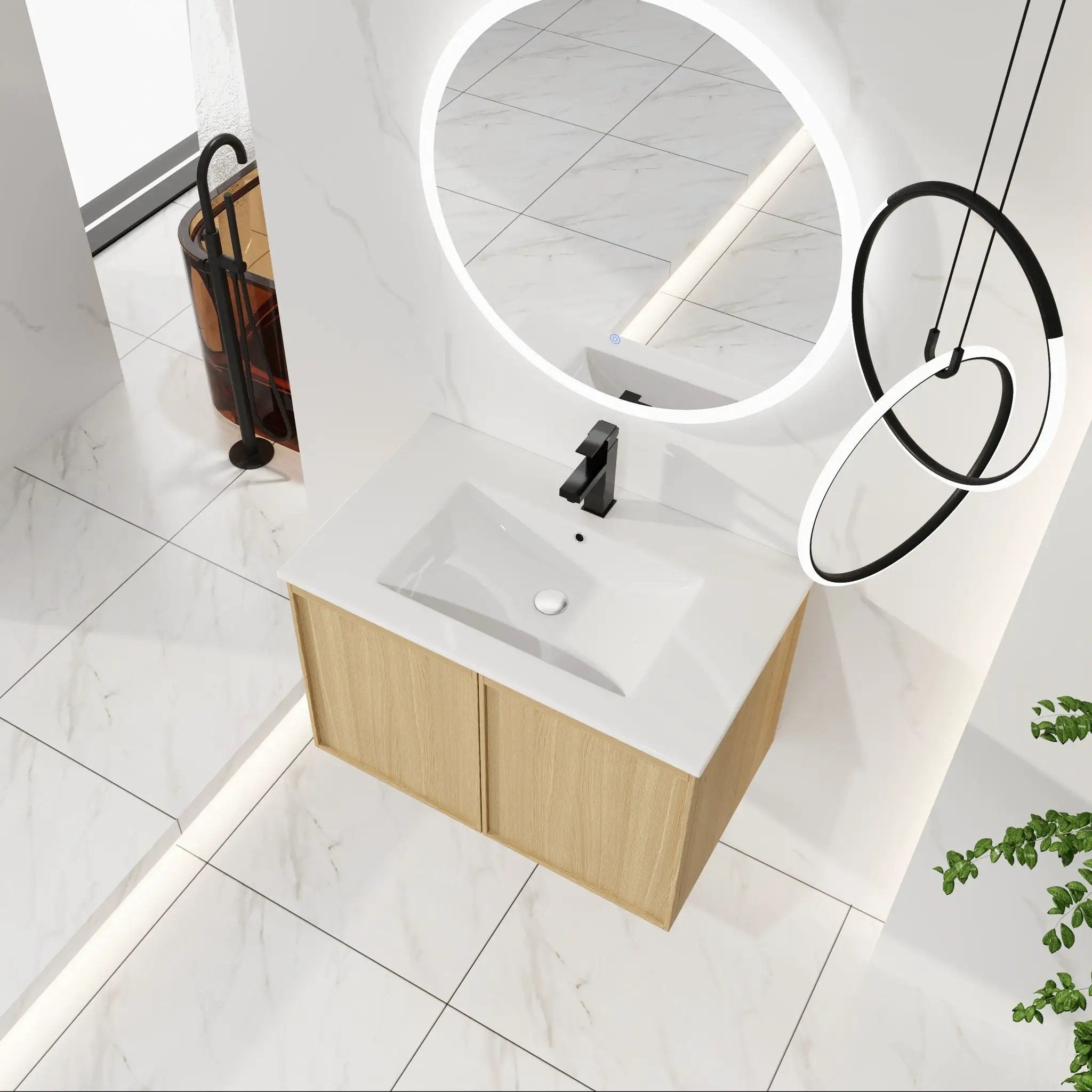 Floating Bathroom Vanity With Sink Combo by Unique Piece Furniture