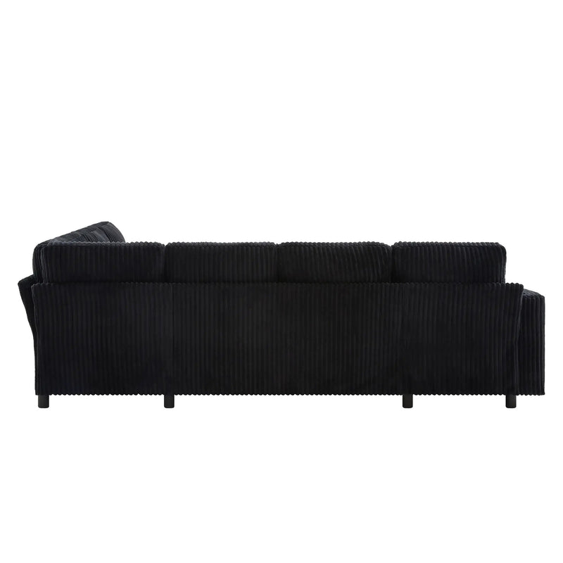 Convertible U-Shaped Sectional Sofa Bed With USB Ports And Storage by HouseOfZazla