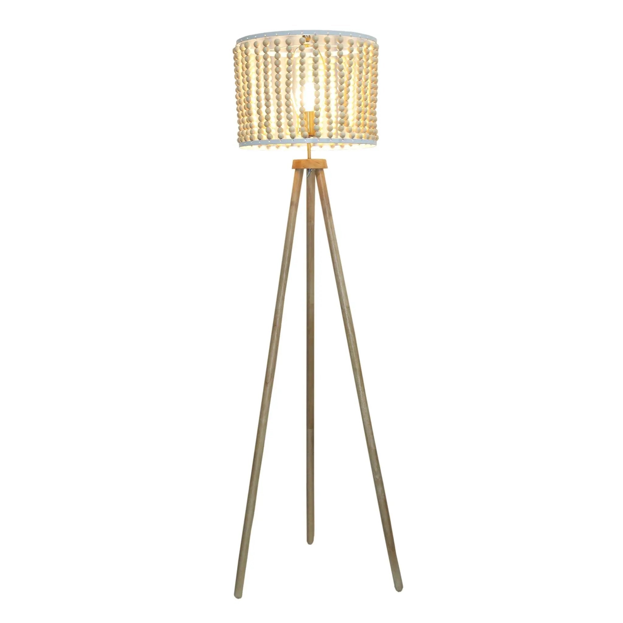 Brillo - 3 Legged Floor Lamp - Brown by HouseOfZazla