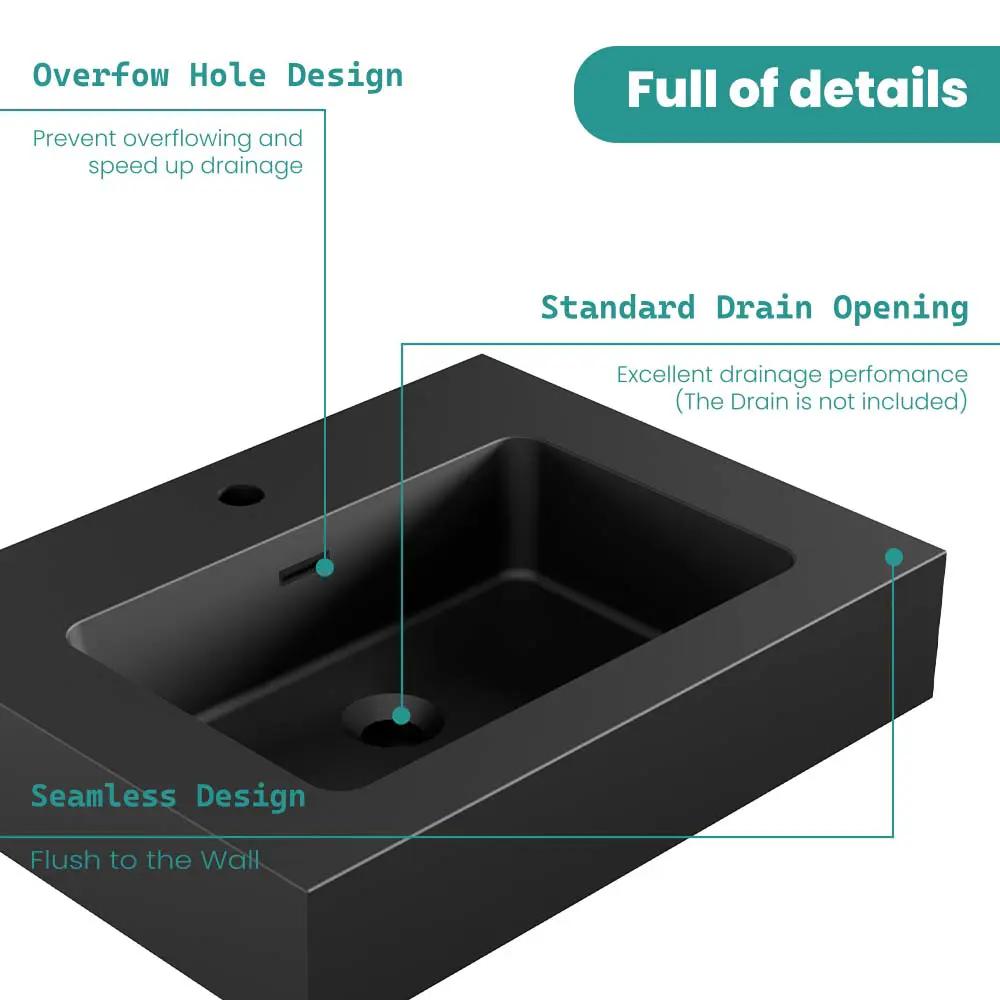BB02-24-109 Integrated Engineered Solid Surface Basin Matt by HouseOfZazla