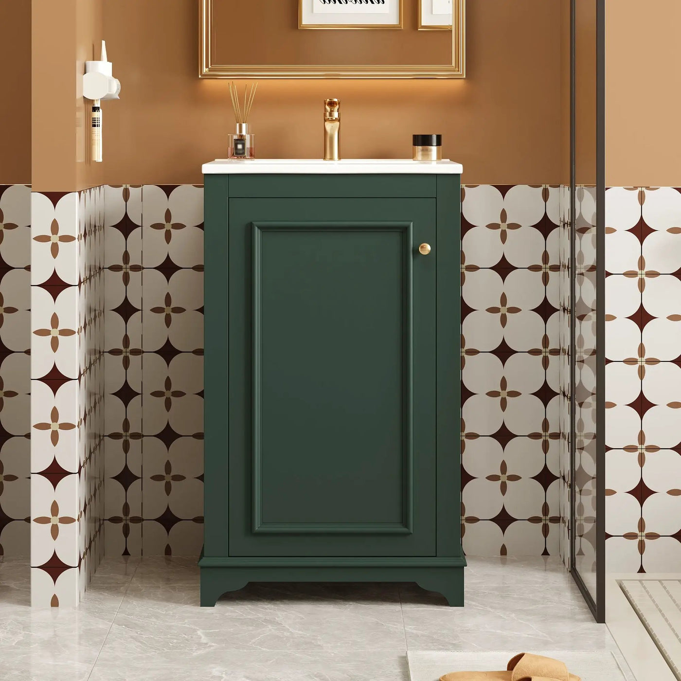 Bathroom Vanity With Sink, Freestanding Single Cabinet Set by HouseOfZazla