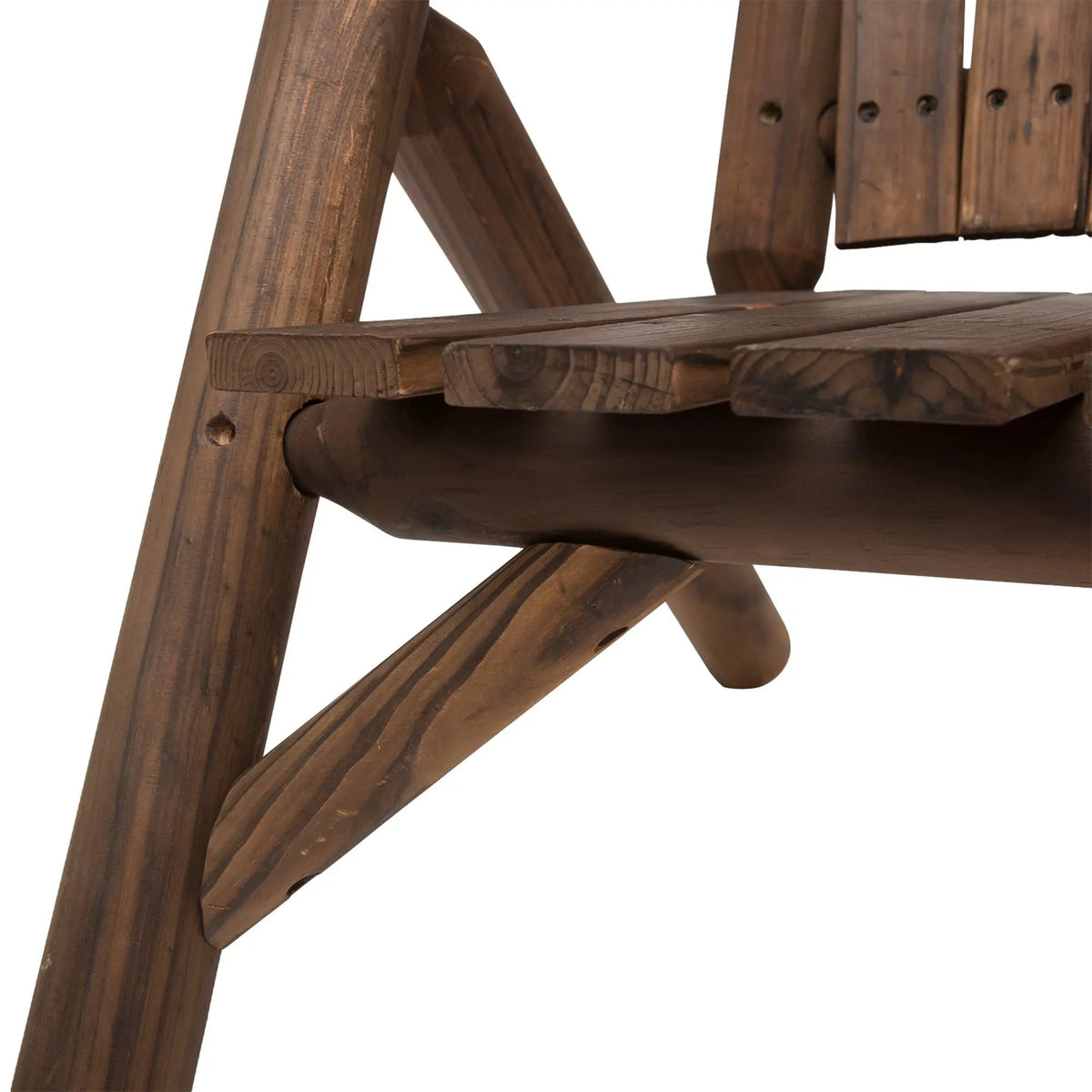 Outsunny 2-Seat Wooden Adirondack Chair, photo 9 of 9