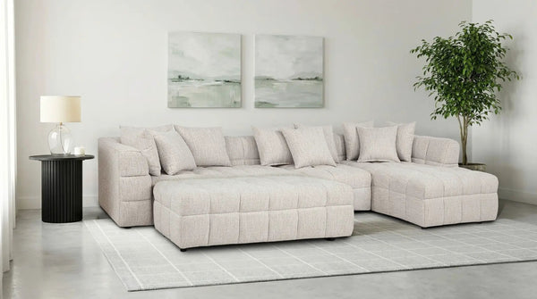Amara 4-Piece Upholstered Sectional Sofa