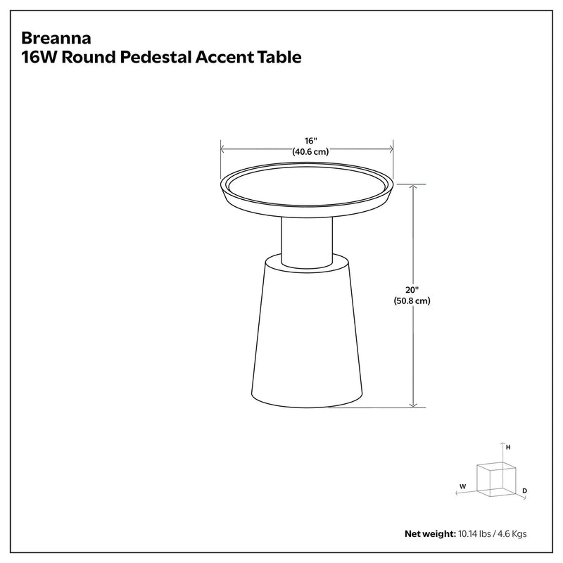 Breanna - Side Table by HouseOfZazla
