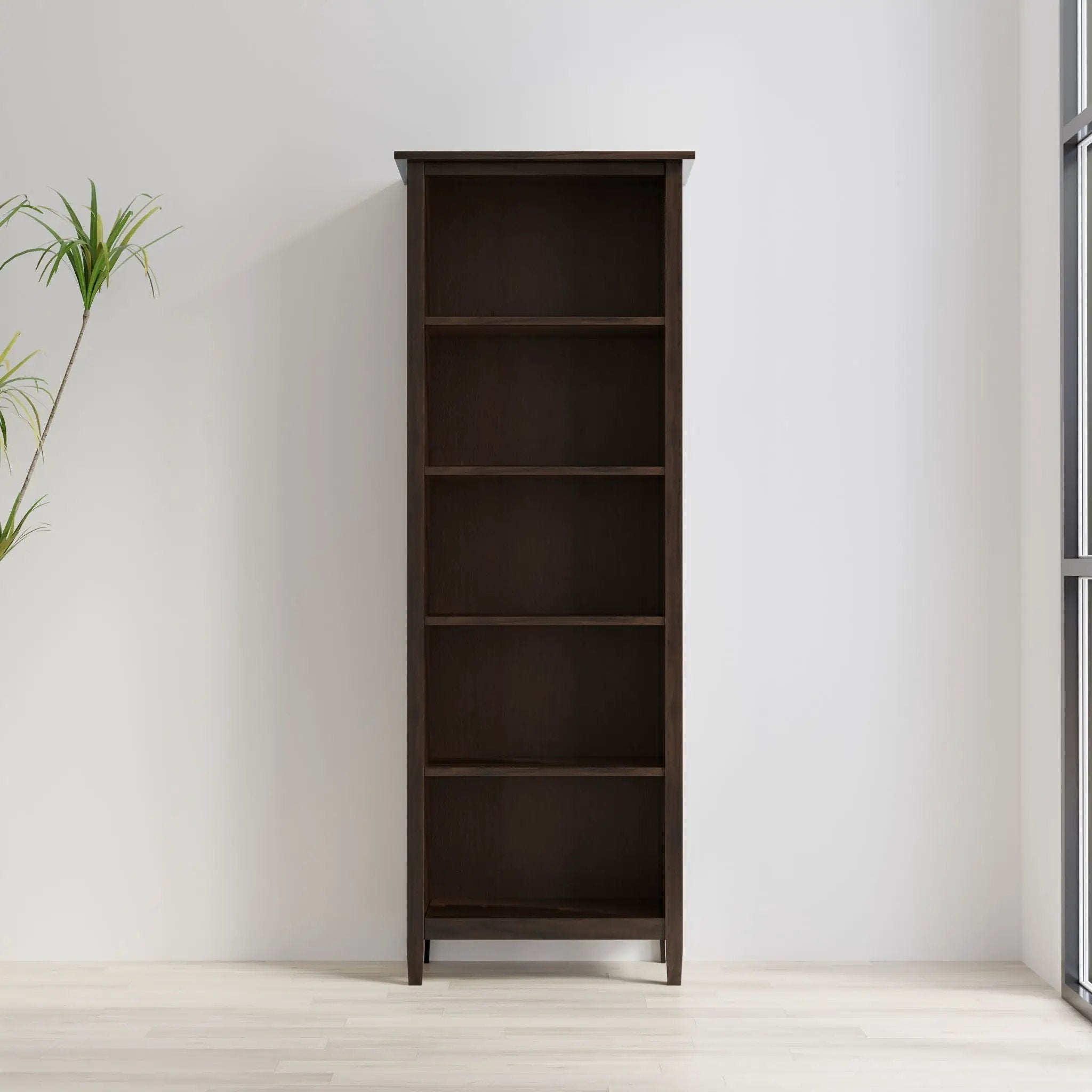 Warm Shaker - 5 Shelf Bookcase by HouseOfZazla