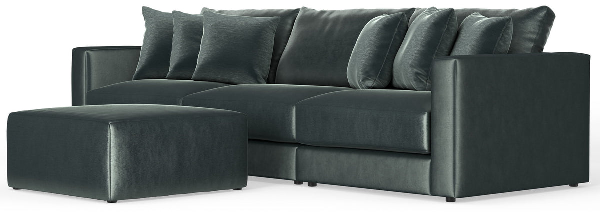 Remington - Modular Sofa And Cocktail Ottoman - Pine, photo 16 of 28