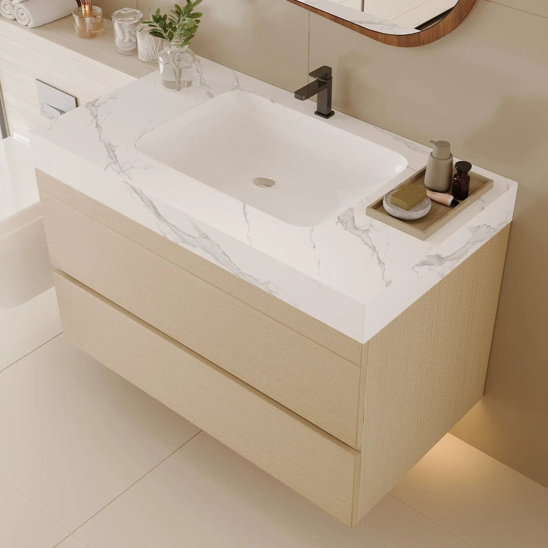 Modern Floating Bathroom Vanity by HouseOfZazla