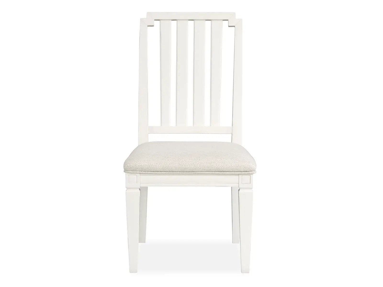 Willowbrook - Upholstered Side Chair With Wood Slat Back (Set of 2) - Egg Shell White by Unique Piece Furniture