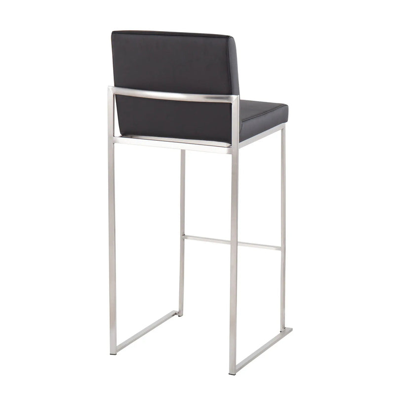 Fuji - Contemporary And Modern Elegance High Back Barstool by Unique Piece Furniture