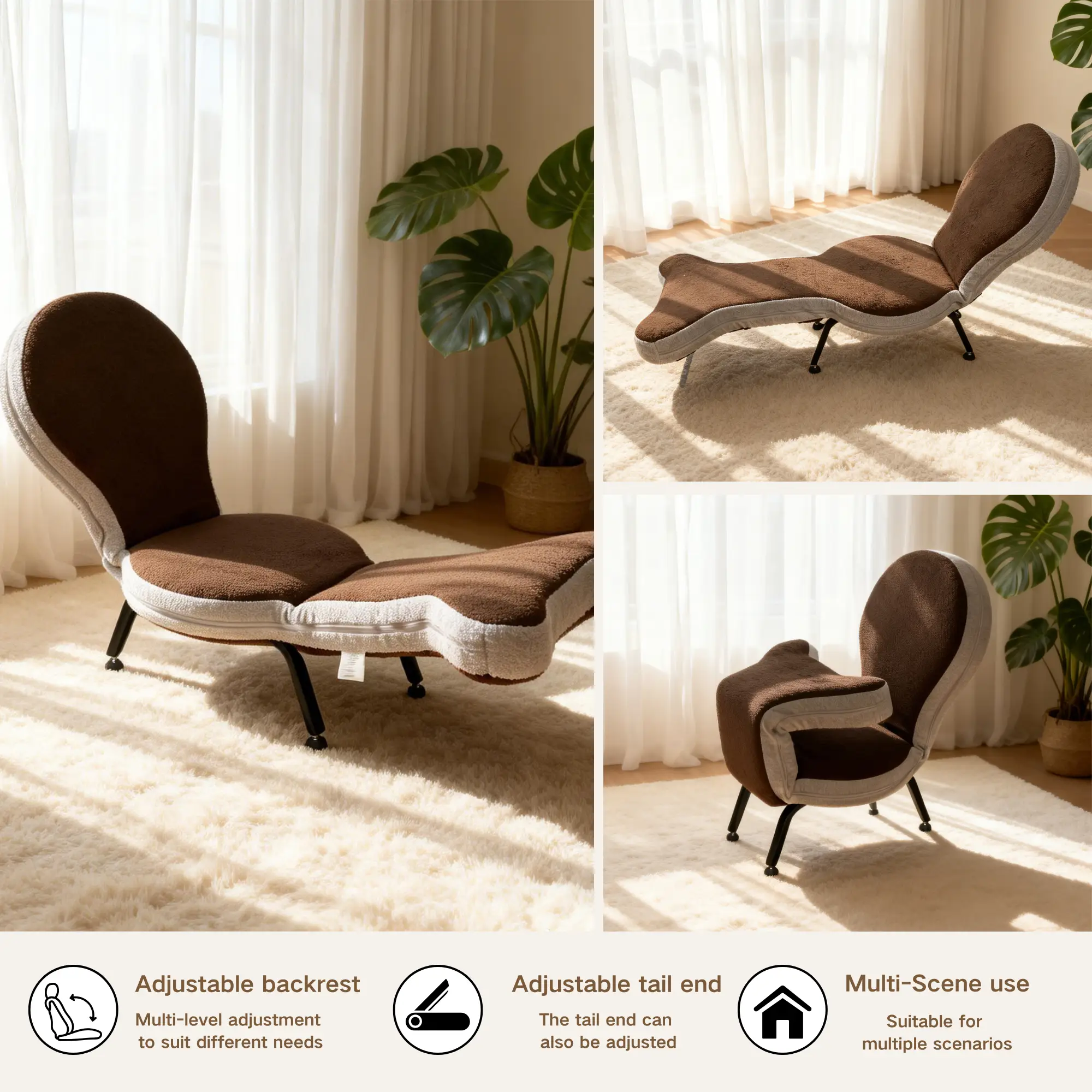 Multi-Functional Foldable Lazy Sofa Chair by HouseOfZazla