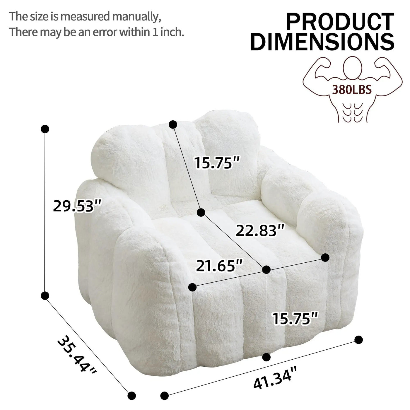 Lotus Style Compression Sofa Bean Bag by HouseOfZazla