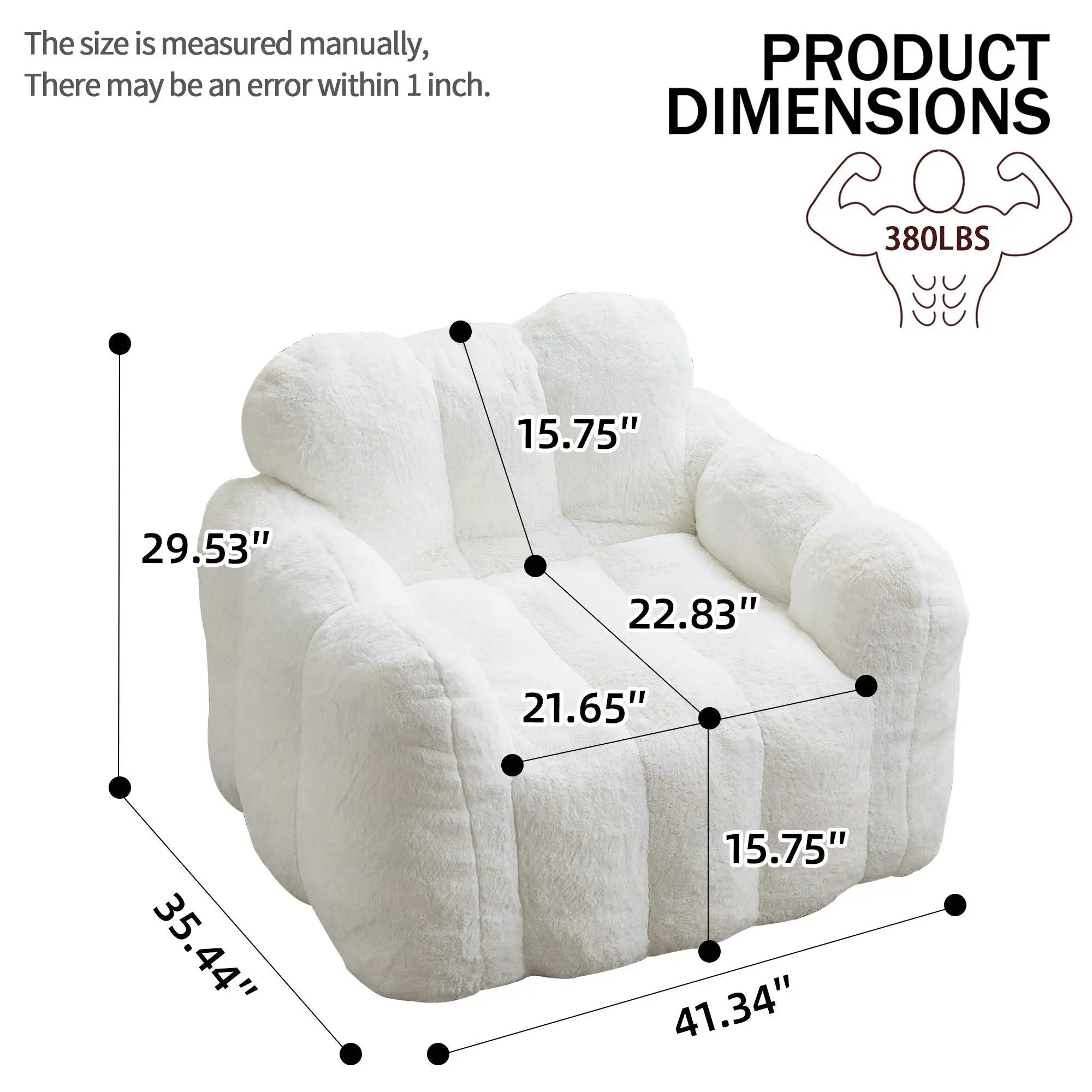 Lotus Style Compression Sofa Bean Bag by Unique Piece Furniture
