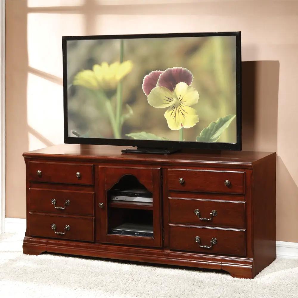 Hercules - TV Stand - Cherry by Unique Piece Furniture