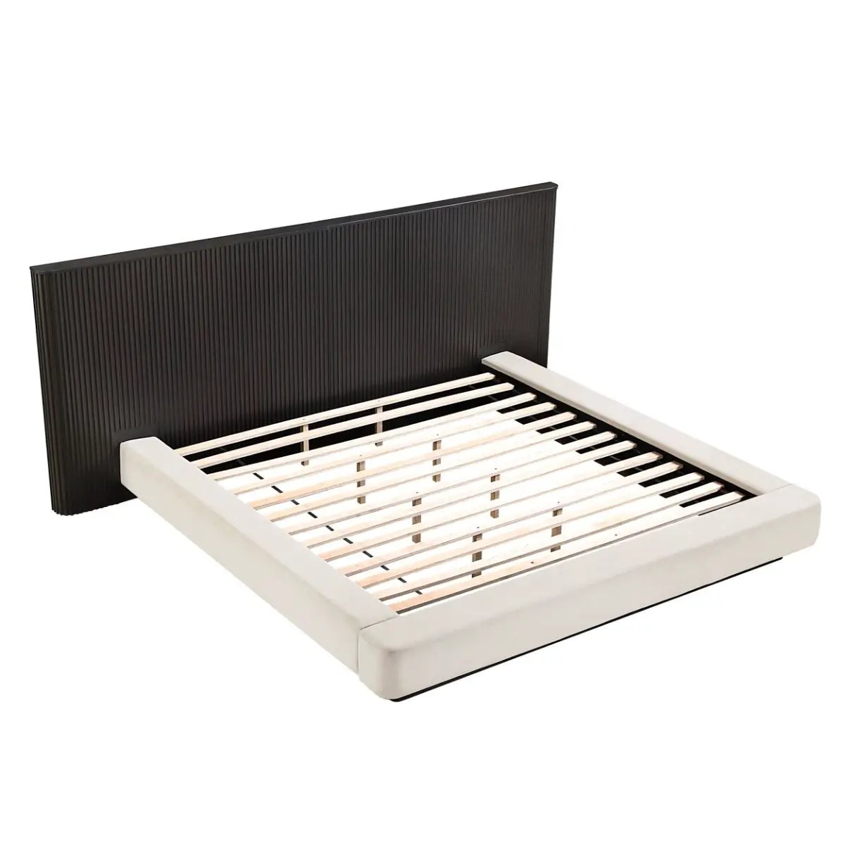 Clayten - Queen Bed - Beige / Espresso by Unique Piece Furniture