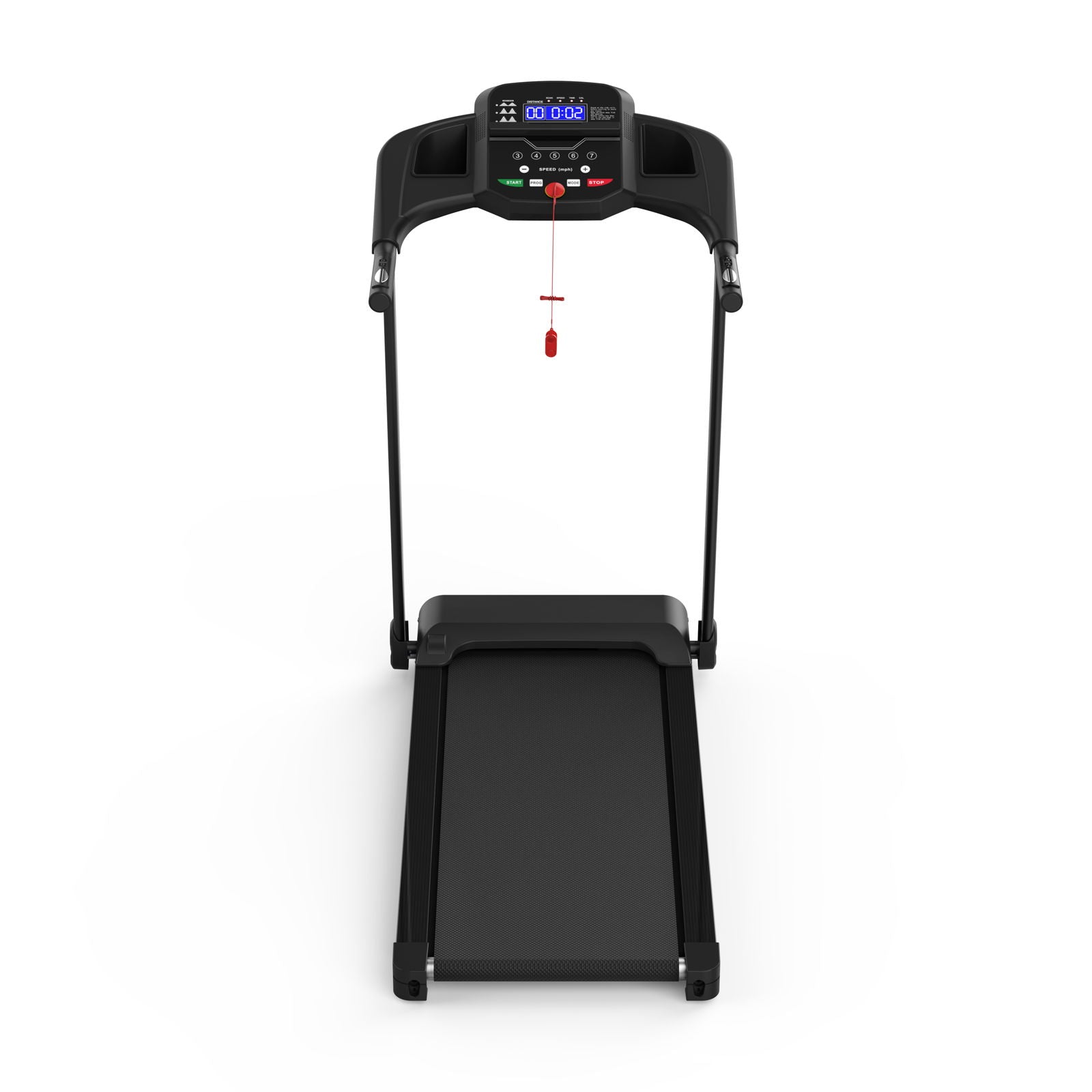 Foldable Treadmill 2.5Hp Electric Running Machine For Home - Black by HouseOfZazla