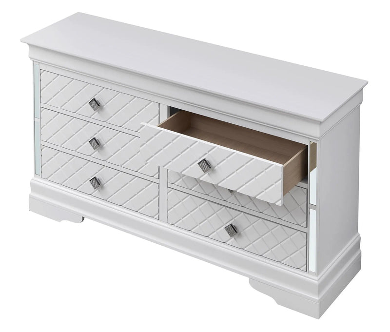 Verona - Dresser - Silver Champagne by Unique Piece Furniture