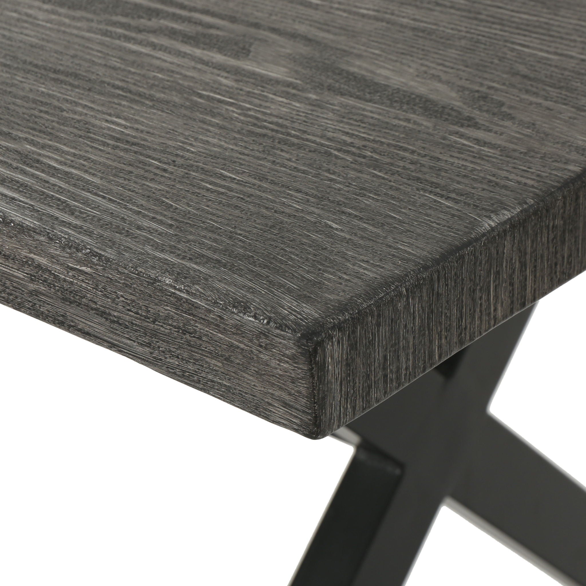 Rolando Outdoor Aluminum Dining Table with Steel Frame by HouseOfZazla