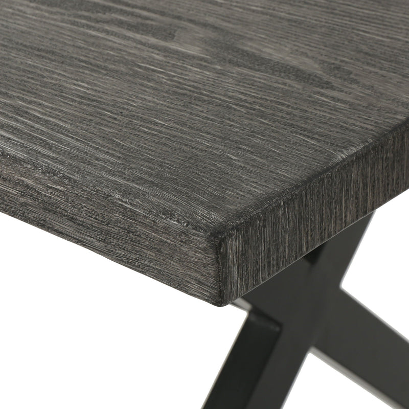 Rolando Outdoor Aluminum Dining Table with Steel Frame by HouseOfZazla