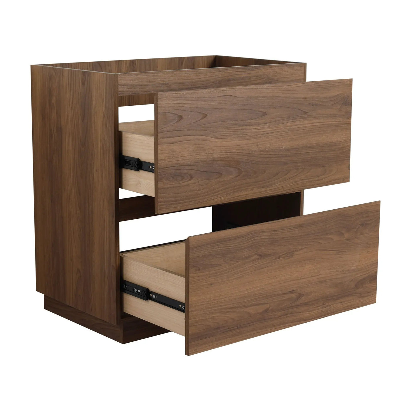 Modern Freestanding Bathroom Vanity Cabinet With Double Drawer by HouseOfZazla